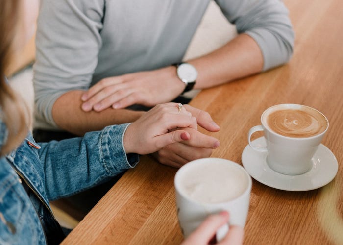 Couple dealing with relationship issues